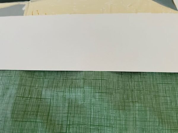 Bottom white margin of Picasso lithograph under artwork area