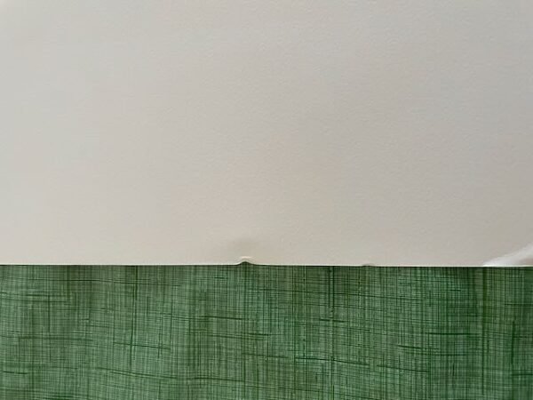 Bottom center edge dent on Picasso lithograph
